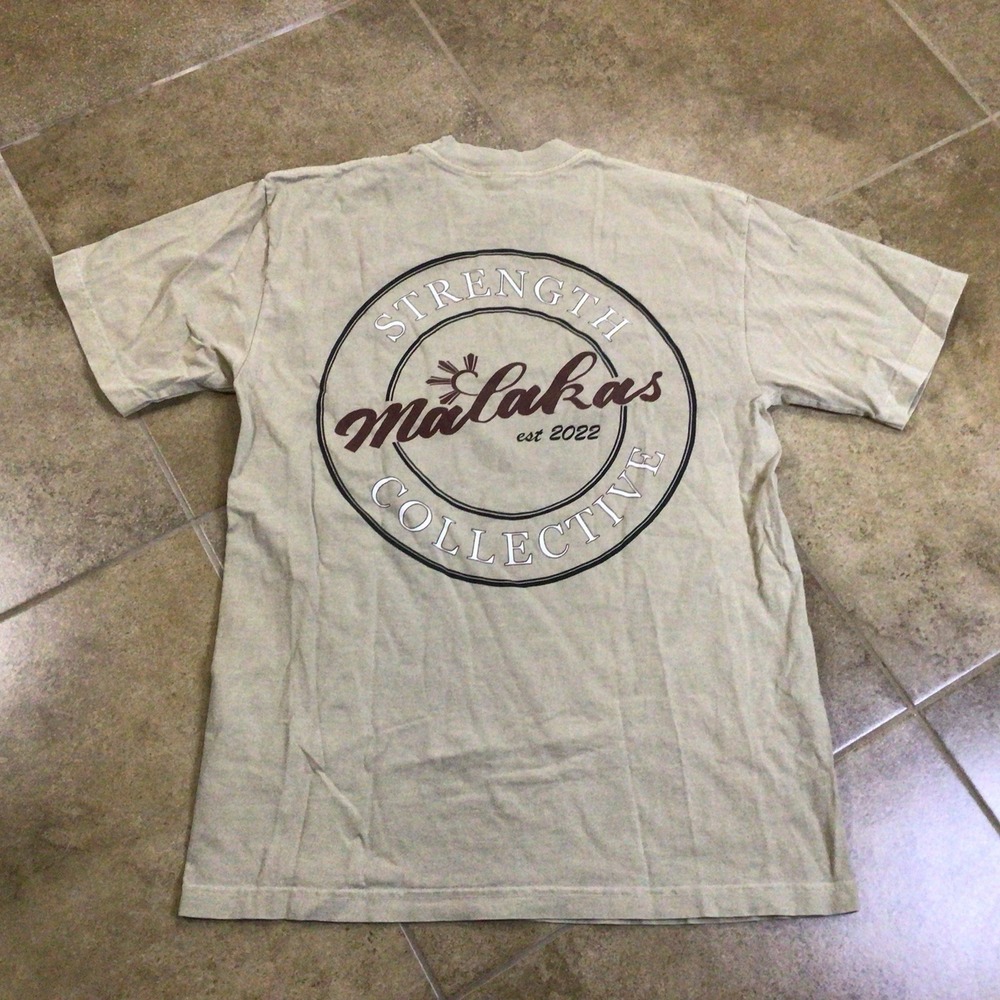 Los Angeles Apparel 6.5 Oz T-Shirt Mens Sz M Tan Beige Cotton Made in USA